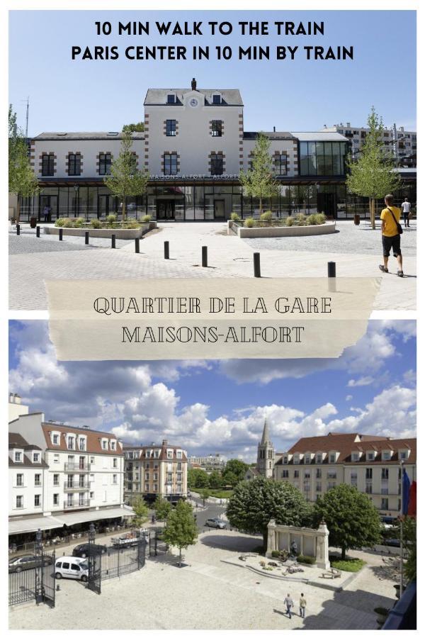 Chambre 4, Calme, 1 Station De Paris Maisons-Alfort Bagian luar foto